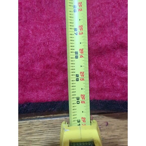 Tony Lambert Collections VTG Coat Size 12 Womens Red Open Front Cardigan Jacket - Picture 12 of 13